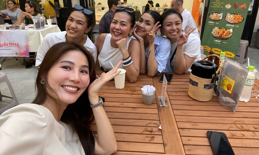 Dàn chị đẹp The New Mentor dự đám cưới Thanh Hằng, bà xã Công Lý bức xúc khi chồng vướng tin đồn thất thiệt - Ảnh 5.