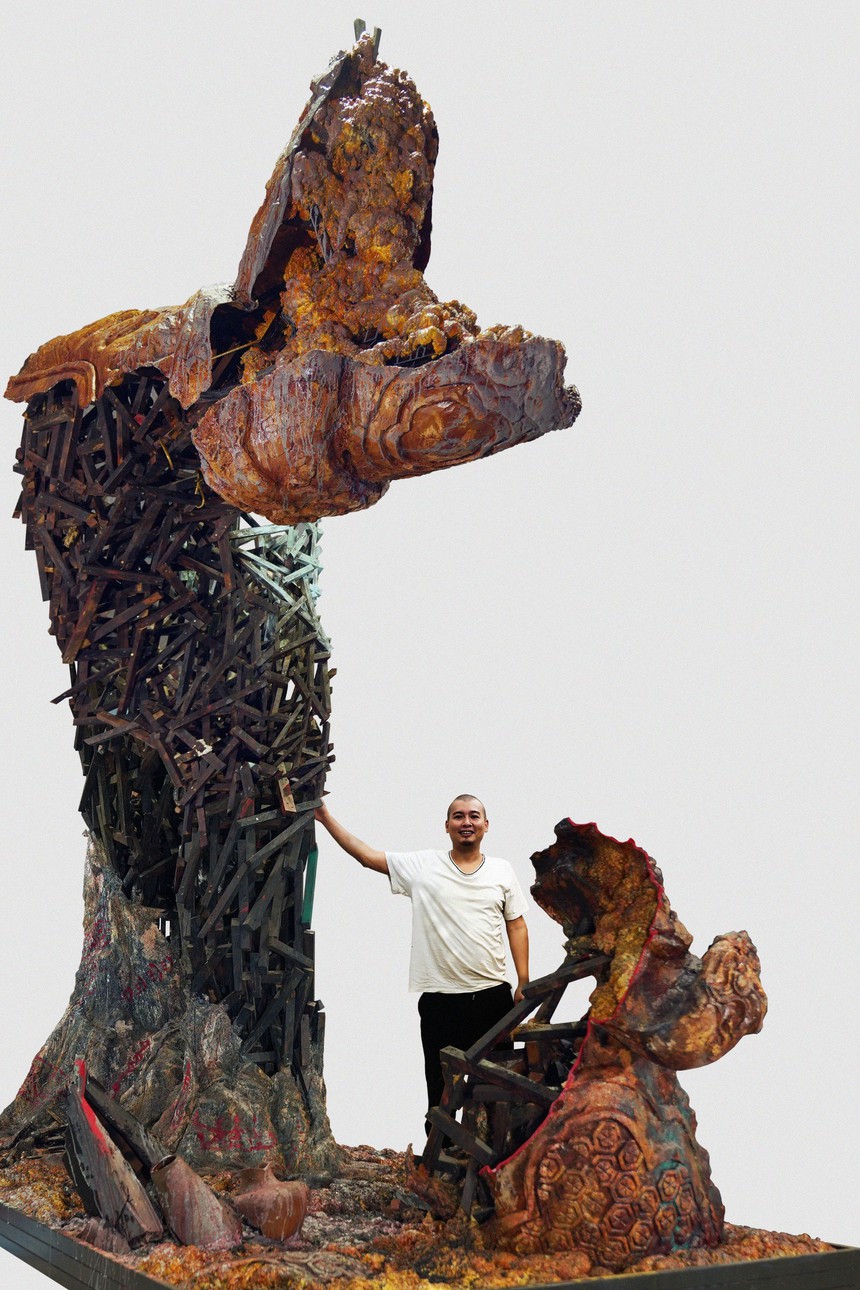 Henry Lê - họa sĩ Việt đầu tiên được mời dự đại triển lãm Biennale Venezia lần thứ 60 - Ảnh 6. Henry Lê - họa sĩ Việt đầu tiên được mời dự đại triển lãm Biennale Venezia lần thứ 60 - Ảnh 6.