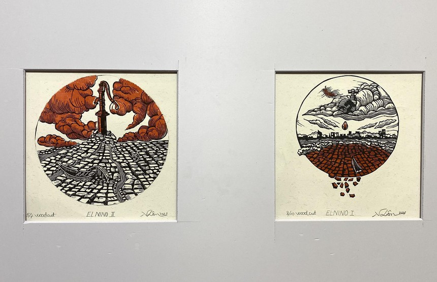 Triển lãm Hanoi Miniprints 2023: Nâng tầm tính quốc tế sau 2 năm ấp ủ - Ảnh 6.