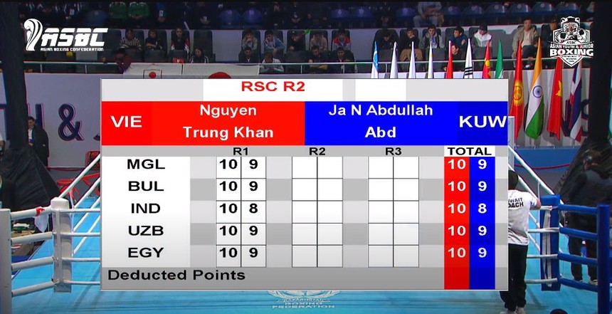 Võ sĩ sinh năm 2005 của Việt Nam vừa xuất trận đã thắng ấn tượng trước đối thủ Kuwait ở giải vô địch châu Á - Ảnh 3.