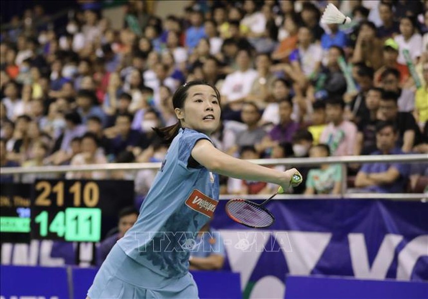 2 lần vượt lên dẫn trước tay vợt số 3 thế giới, Thùy Linh vẫn dừng chân ở vòng 1 giải cầu lông Pháp mở rộng - Ảnh 3.