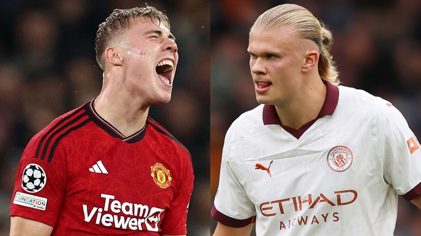 Ramus Hojlund và trận derby đầu tiên: Học Haaland, để thắng Haaland - Ảnh 1. Ramus Hojlund và trận derby đầu tiên: Học Haaland, để thắng Haaland - Ảnh 1.
