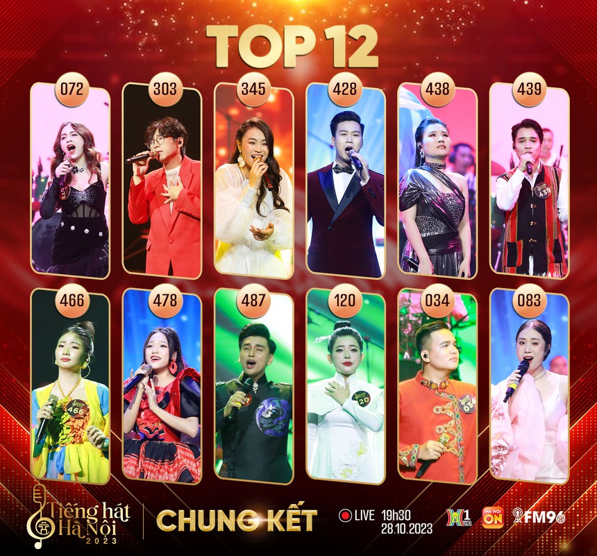 Chung kết 'Tiếng hát Hà Nội': 12 gương mặt sáng giá tranh tài - Ảnh 1.