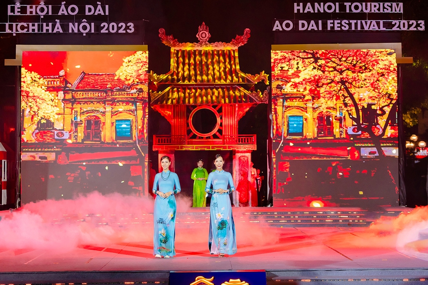 NTK Vũ Thảo Giang kết hợp áo dài với ngọc tạo nên BST 'Minh châu Hà Thành' - Ảnh 2.