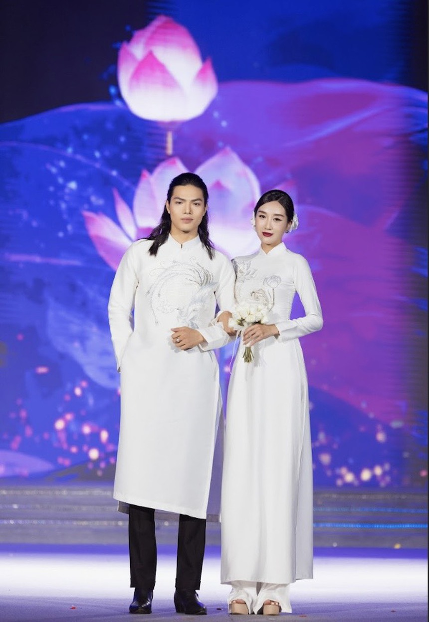 Hồng Diễm – Mai Ngọc dịu dàng với áo dài của Dũng Nguyễn - Ảnh 7.