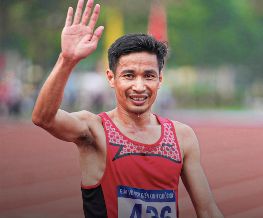 Kinh ngạc 'lão tướng' 38 tuổi giành cú đúp HCV ở giải điền kinh vô địch quốc gia 2023 - Ảnh 2.