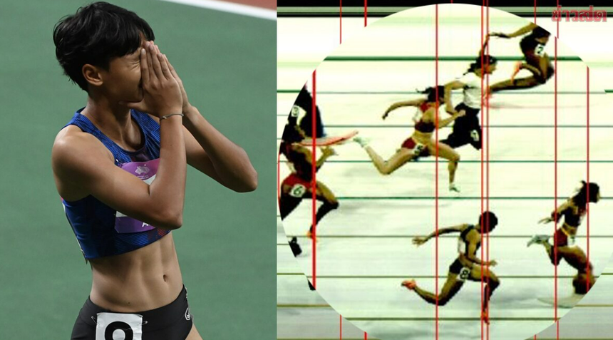 Mất huy chương ASIAD vì kém đối thủ 0,006 giây, VĐV điền kinh Thái Lan nói lý do vì ngực nhỏ - Ảnh 2.