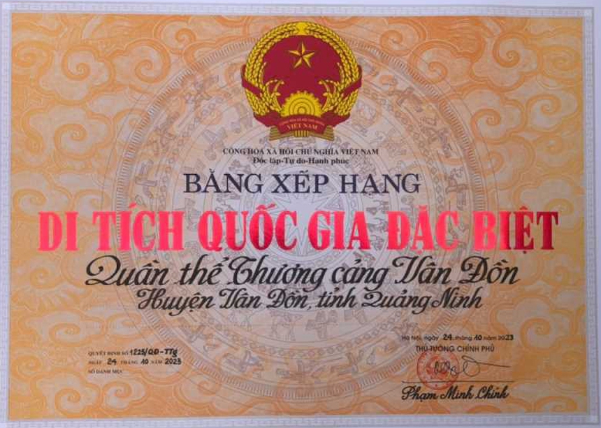 Quảng Ninh thêm 2 Di tích quốc gia đặc biệt: Thương cảng Vân Đồn và Đình Trà Cổ - Ảnh 3.