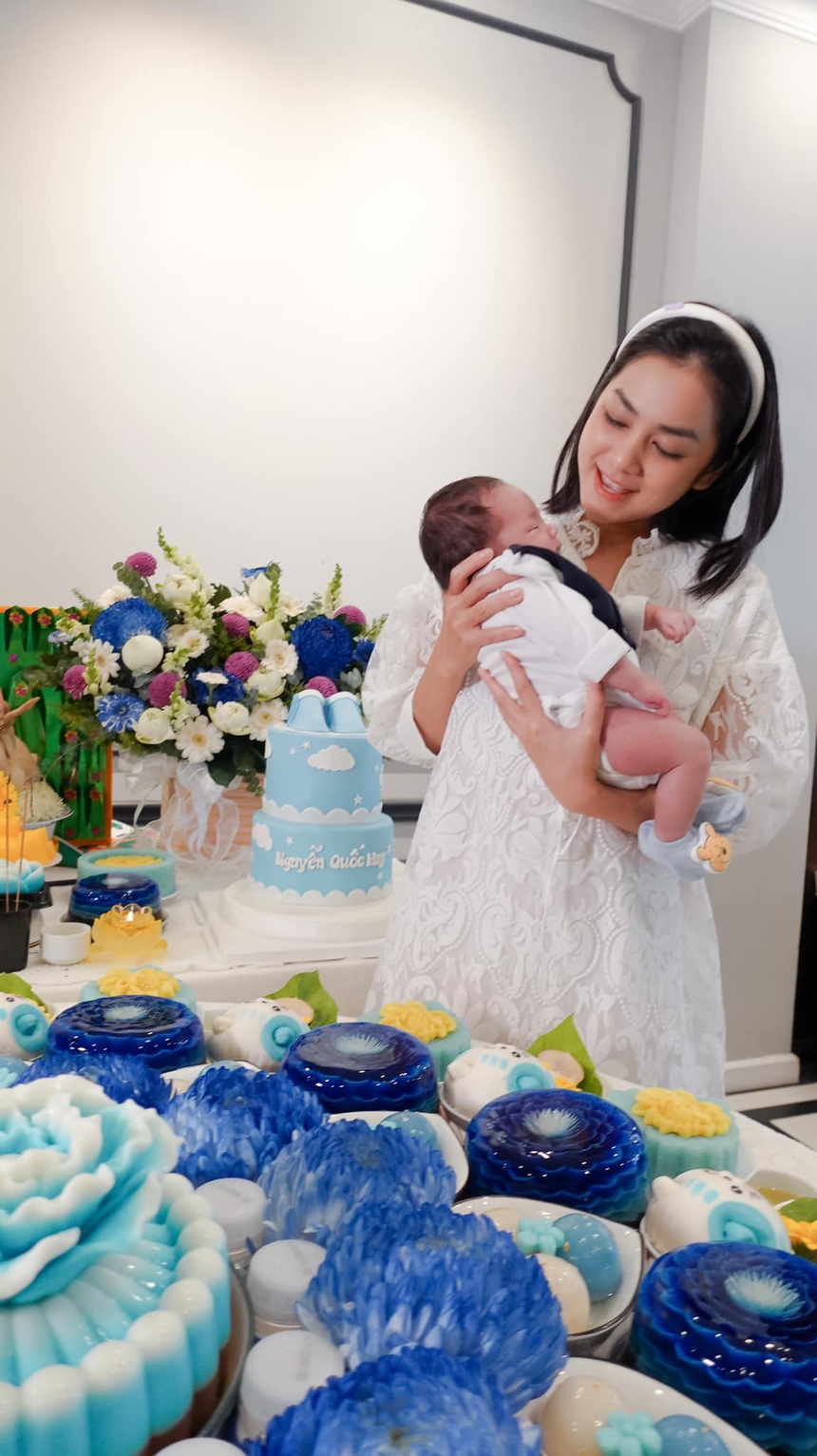 Minh Hằng quyết tâm về dáng hậu sinh nở: Ông xã góp công lớn - Ảnh 7.