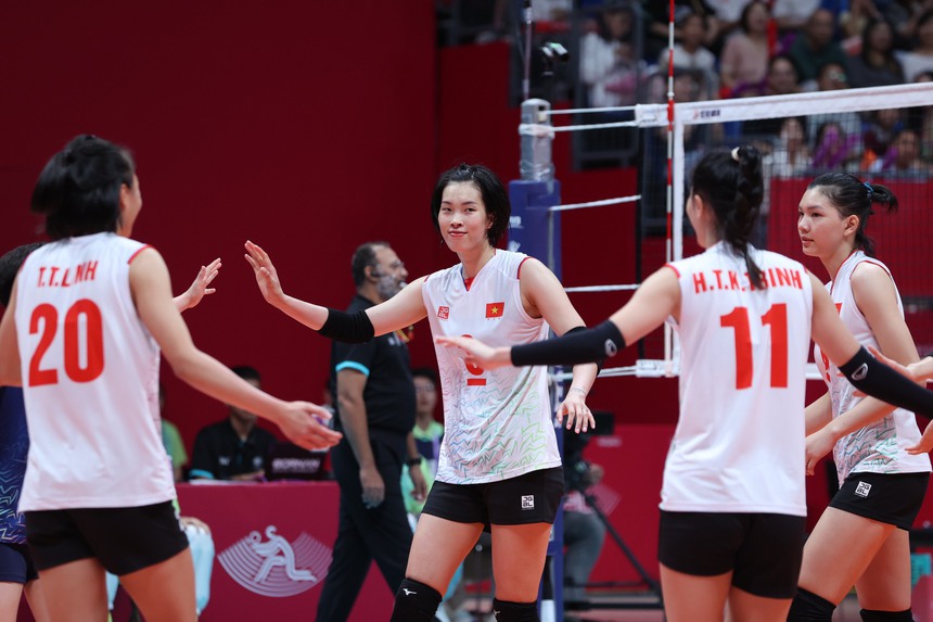 Kết quả bóng chuyền ASIAD 2023 vòng 2: Bóng chuyền Việt Nam vượt qua CHDCND Triều Tiên - Ảnh 2.