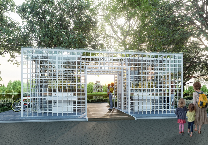 Đề cử Giải Bùi Xuân Phái - Vì tình yêu Hà Nội lần 16 - 2023: Nhà vệ sinh bên hồ Gươm cũng cần 'đẹp từng centimet' - Ảnh 7.