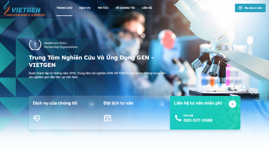 Dịch vụ xét nghiệm ADN ở Hà Nội uy tín - VIETGEN - Ảnh 1.
