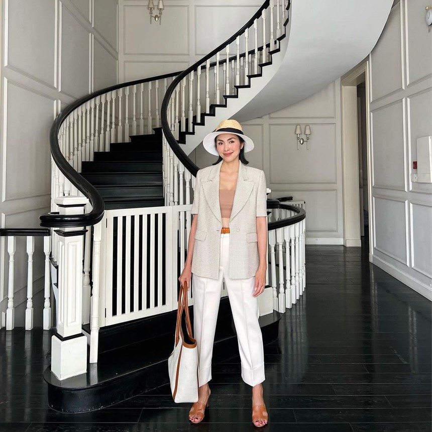 Học sao Việt diện đồ layer hút mắt: 2 nàng Hà mix-match chuẩn bài - Ảnh 4.