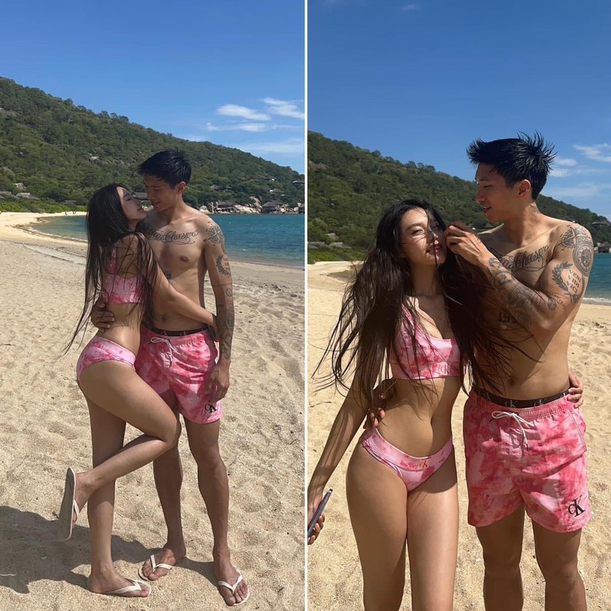 Sao Việt 8/10: Hải Tú lấp ló trong tiệc kỉ niệm của Sơn Tùng, Doãn Hải My bốc lửa khi diện đồ bơi đôi với Đoàn Văn Hậu - Ảnh 2. Sao Việt 8/10: Hải Tú lấp ló trong tiệc kỉ niệm của Sơn Tùng, Doãn Hải My bốc lửa khi diện đồ bơi đôi với Đoàn Văn Hậu - Ảnh 2.