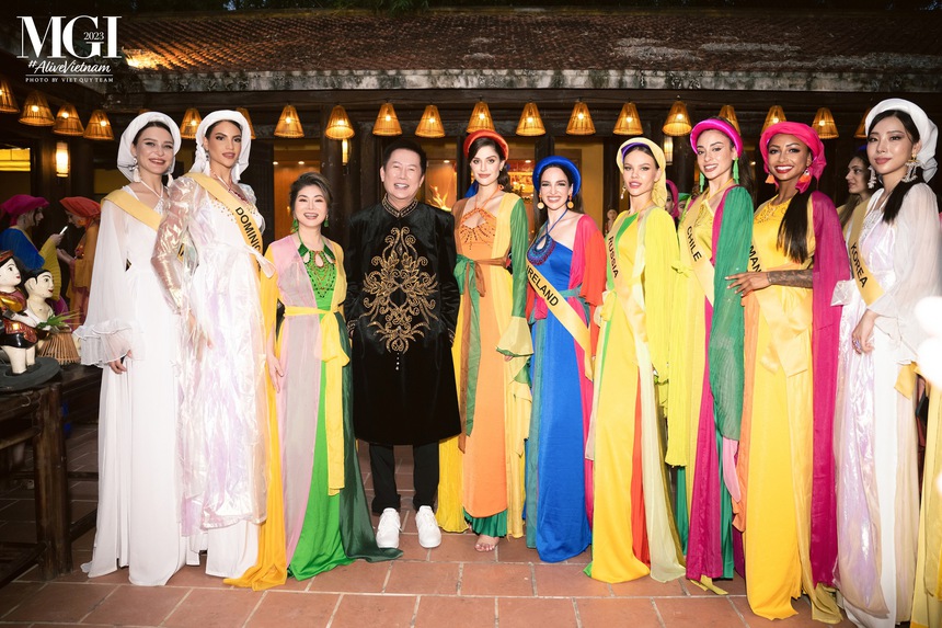 Chủ tịch Miss Grand International đặc biệt ấn tượng với 'Tinh hoa Bắc bộ' - Ảnh 1.