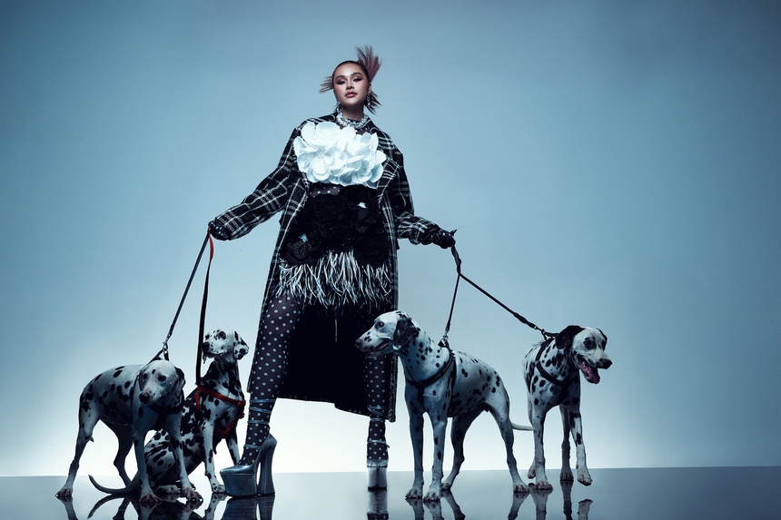 Quán quân The New Mentor Lê Thu Trang ấn tượng với loạt thiết kế độc đáo của Đỗ Mạnh Cường - Ảnh 6.