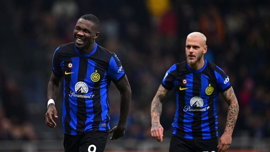 Kết quả Serie A: Inter đòi lại ngôi đầu bảng, Derby Rome bất phân thắng bại - Ảnh 2.