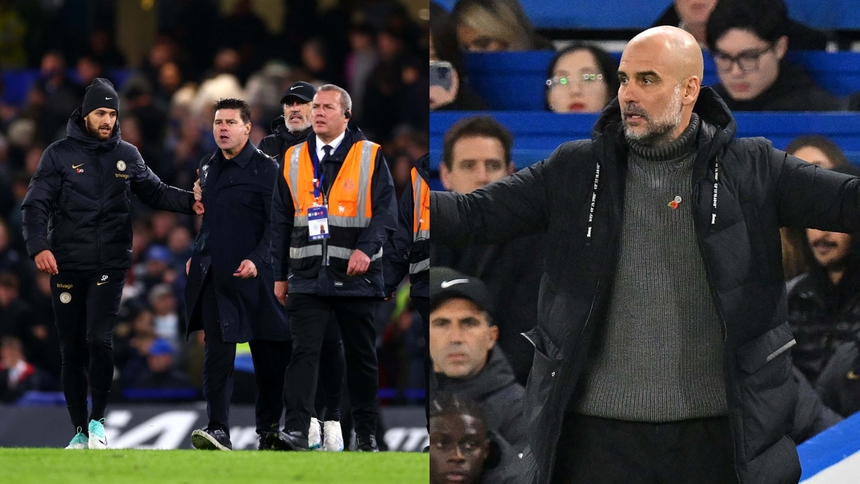 HLV Pochettino xin lỗi Guardiola và trọng tài Anthony Taylor, thừa nhận đã 'vượt quá giới hạn' - Ảnh 3.