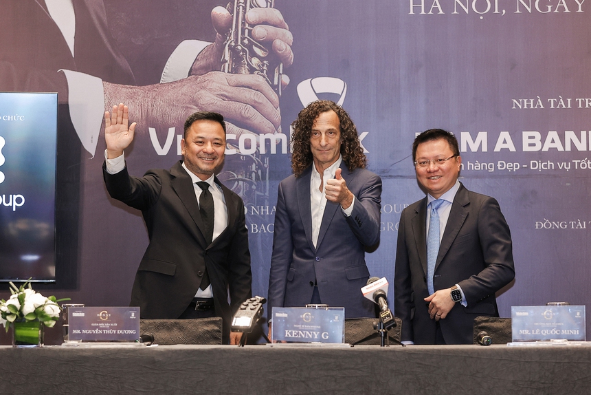 Kenny G thả tim chào khán giả trước đêm diễn - Ảnh 4.