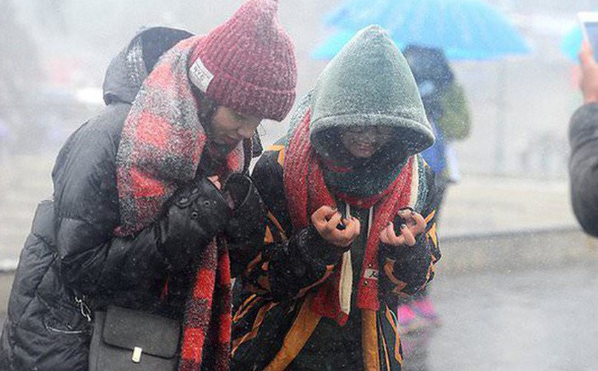 Bắc Bộ rét đậm, vùng núi có nơi dưới 10 độ C - Ảnh 1. Bắc Bộ rét đậm, vùng núi có nơi dưới 10 độ C - Ảnh 1.