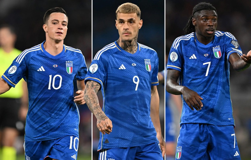 Hàng công đội tuyển Italy: Áp lực kỳ vọng trên vai người trẻ - Ảnh 1. Hàng công đội tuyển Italy: Áp lực kỳ vọng trên vai người trẻ - Ảnh 1.