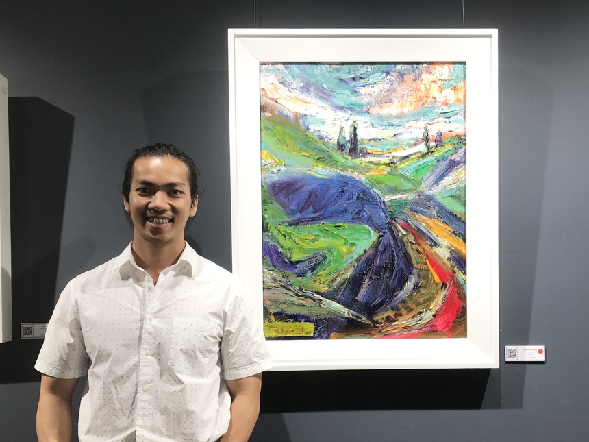 Họa sĩ Lâm Sơn Thân dành 10 năm vẽ những chuyến đi - Ảnh 1.