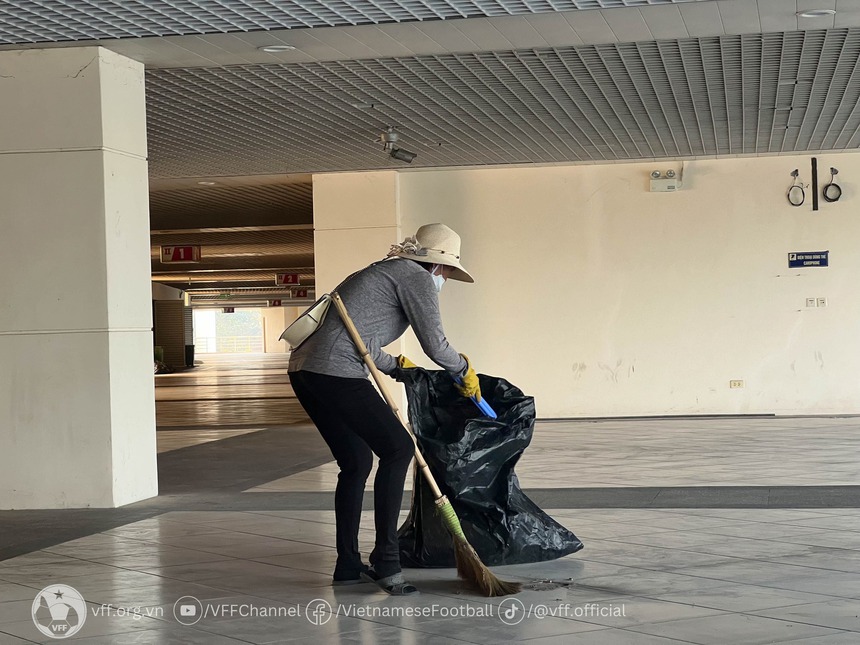 Sân vận động Mỹ Đình sẵn sàng cho màn so tài giữa ĐT Việt Nam và ĐT Iraq - Ảnh 6.