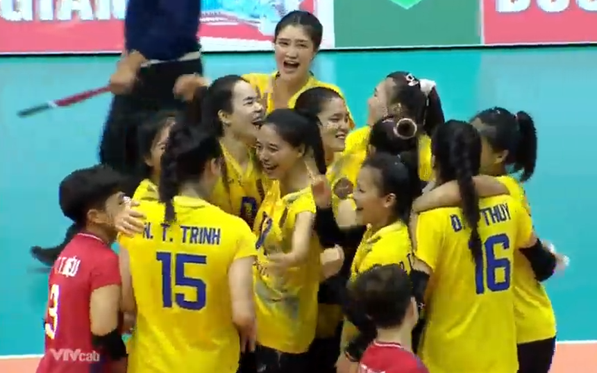 Ninh Bình LVPB xuất sắc đánh bại VTV Bình Điền Long An 3-2, giành quyền vào chơi trận chung kết giải vô địch bóng chuyền Việt Nam lần đầu tiên trong lịch sử Ninh Bình LVPB xuất sắc đánh bại VTV Bình Điền Long An 3-2, giành quyền vào chơi trận chung kết giải vô địch bóng chuyền Việt Nam lần đầu tiên trong lịch sử