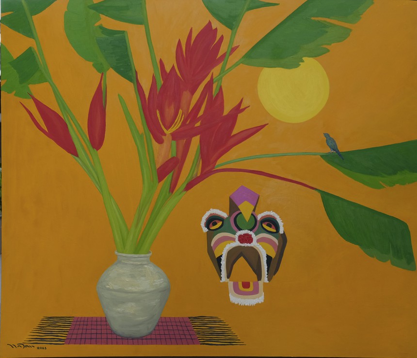 Nguyễn Ngọc Đan 'ngược dòng' với triển lãm cá nhân sau 5 năm - Ảnh 2. Nguyễn Ngọc Đan 'ngược dòng' với triển lãm cá nhân sau 5 năm - Ảnh 2.