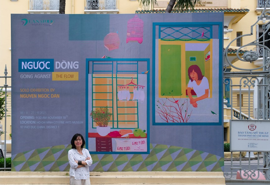 Nguyễn Ngọc Đan 'ngược dòng' với triển lãm cá nhân sau 5 năm - Ảnh 1. Nguyễn Ngọc Đan 'ngược dòng' với triển lãm cá nhân sau 5 năm - Ảnh 1.