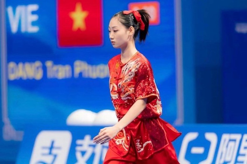 'Hot girl' Wushu vừa giành HCV giải thế giới gây bão mạng xã hội vì góc nghiêng thần thánh - Ảnh 5.