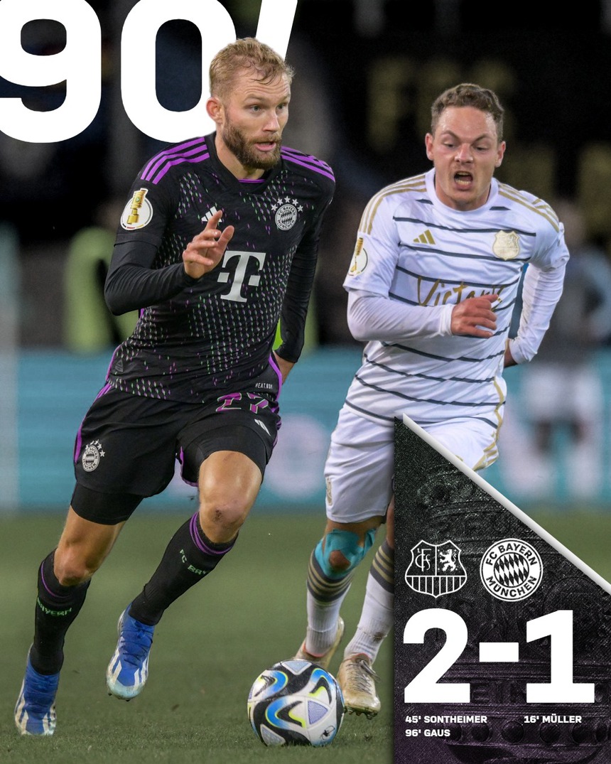 Bayern thua khó tin trước đội hạng ba Đức, CĐV lập tức đòi sa thải Tuchel - Ảnh 2.