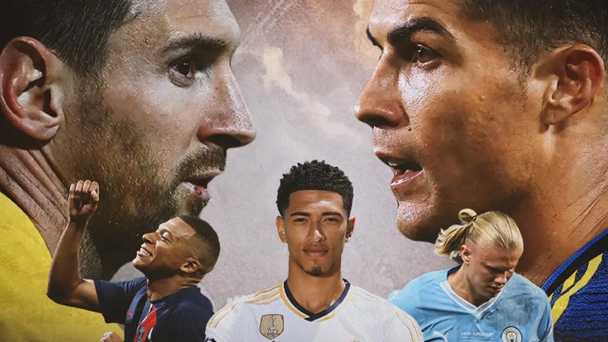 Quả bóng Vàng sắp bước vào kỷ nguyên mới: Tạm biệt Messi-Ronaldo, chào Mbappe-Haaland-Bellingham - Ảnh 3.