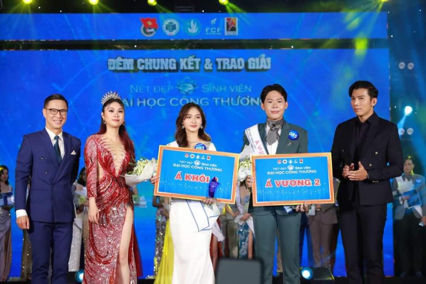 Quốc Bảo - Thảo My đăng quang Nam vương, Hoa khôi Nét đẹp Sinh viên ĐH Công thương 2023 - Ảnh 6. Quốc Bảo - Thảo My đăng quang Nam vương, Hoa khôi Nét đẹp Sinh viên ĐH Công thương 2023 - Ảnh 6.