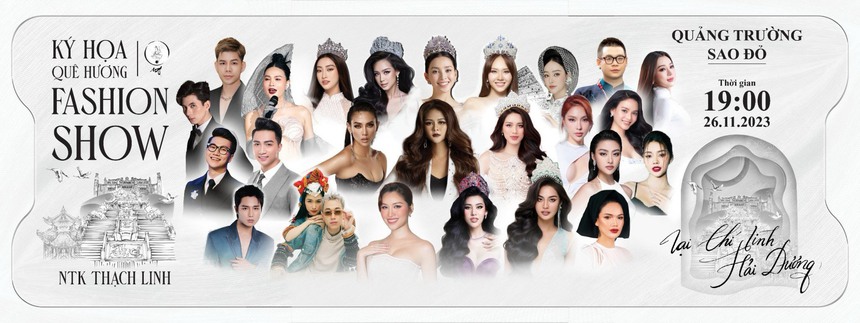 NTK Thạch Linh đưa hình ảnh vải thiều Thanh Hà, bánh đậu xanh Hải Dương lên sàn diễn thời trang - Ảnh 4.