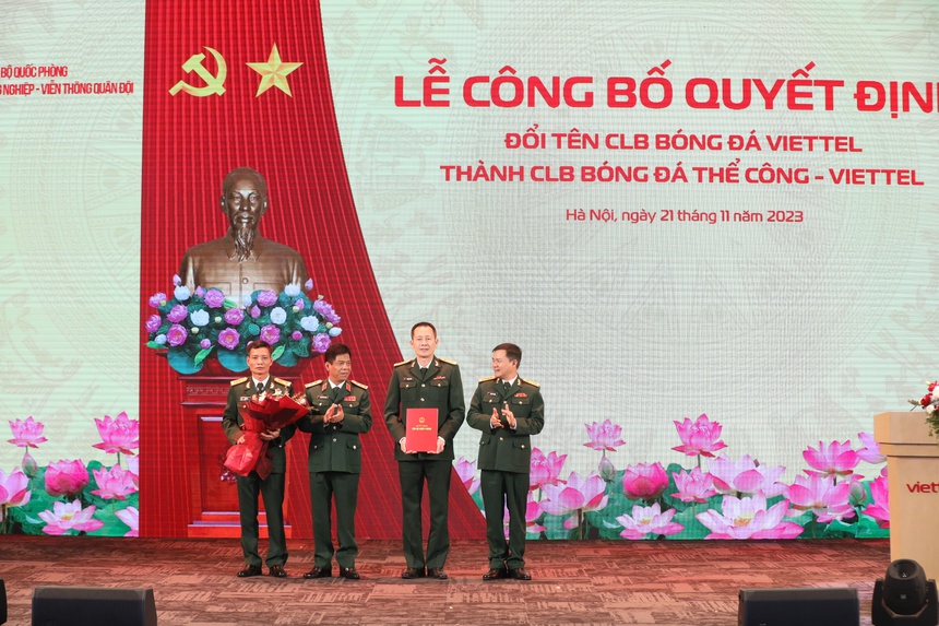 CLB Viettel đổi tên thành Thể Công - Viettel - Ảnh 2.