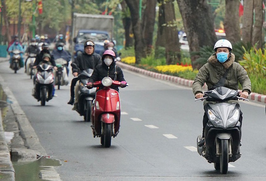 Bắc Bộ sáng và đêm trời rét - Ảnh 1. Bắc Bộ sáng và đêm trời rét - Ảnh 1.