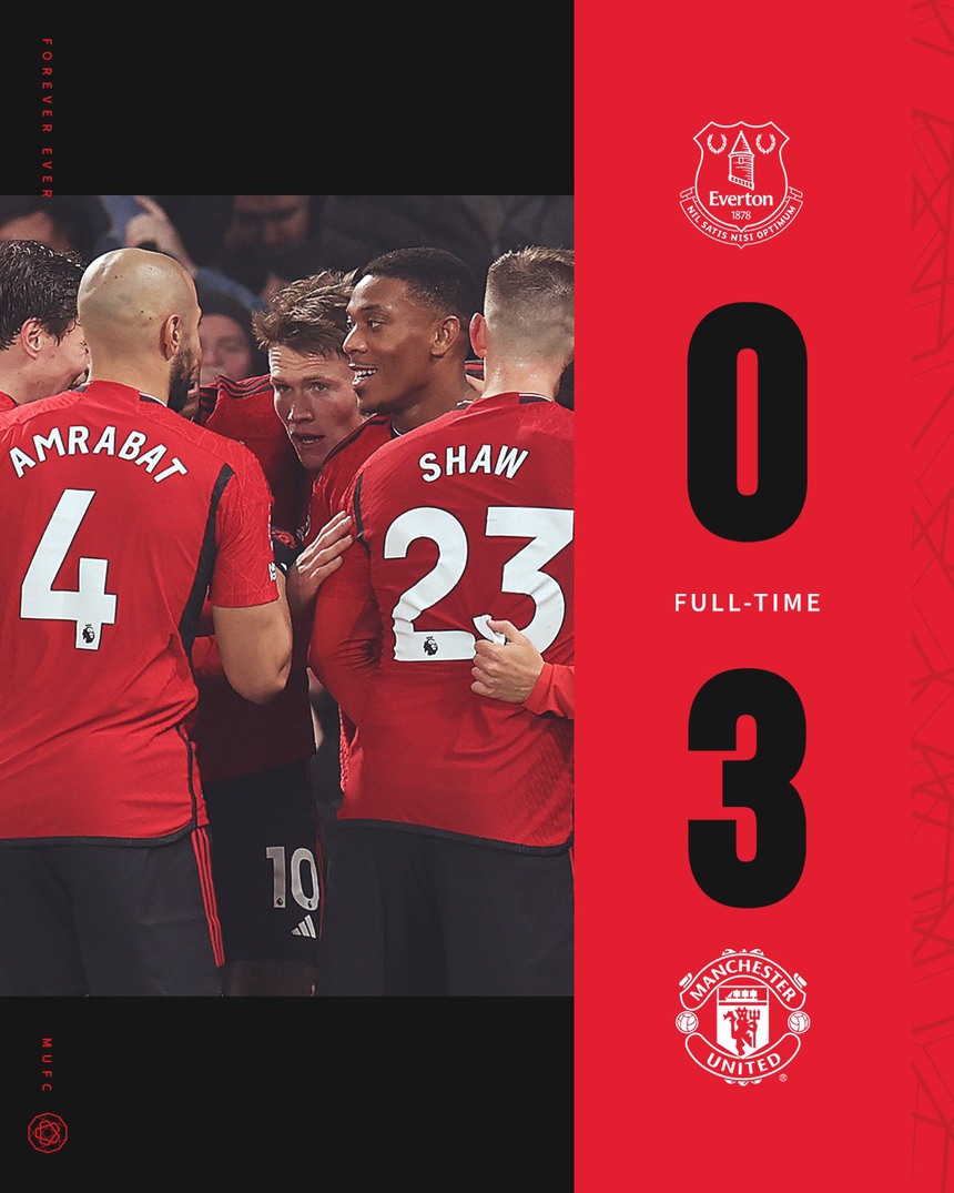 Garnacho lập siêu phẩm, MU đánh bại Everton 3 bàn không gỡ - Ảnh 3.