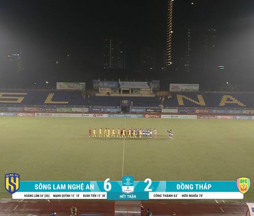 SLNA đại thắng 'set tennis' trong sự lạnh nhạt của khán giả - Ảnh 3.