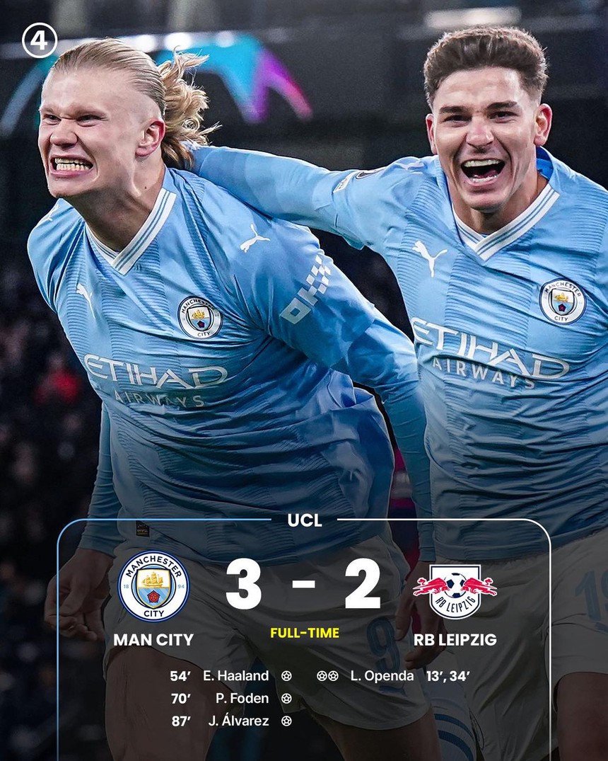 Man City và Barca ngược dòng thắng kịch tính, PSG thoát thua trước Newcastle nhờ bàn thắng phút 90+8 - Ảnh 4.