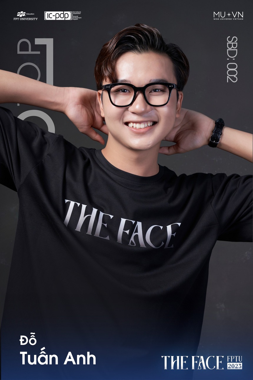 ĐỖ TUẤN ANH - Quán quân THE FACE FPTU 2023 - Ảnh 2.
