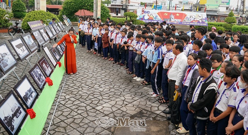 Hoạt động ngoại khóa ý nghĩa của học sinh Cà Mau - Ảnh 1.