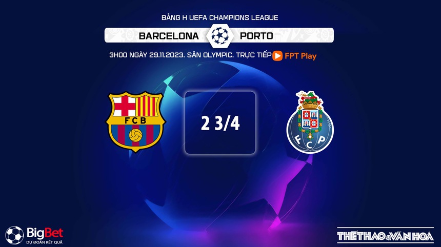 Nhận định bóng đá Barcelona vs Porto (03h00, 29/11), vòng 14 La Liga - Ảnh 9. Nhận định bóng đá Barcelona vs Porto (03h00, 29/11), vòng 14 La Liga - Ảnh 9.