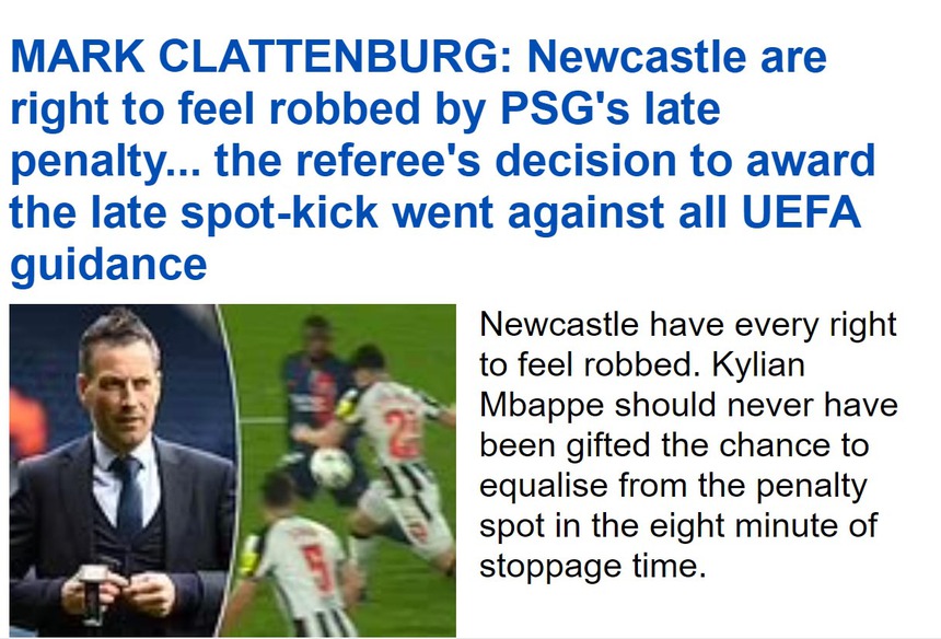 TRANH CÃI: VAR đã cướp đi chiến thắng của Newcastle trước PSG? - Ảnh 4.