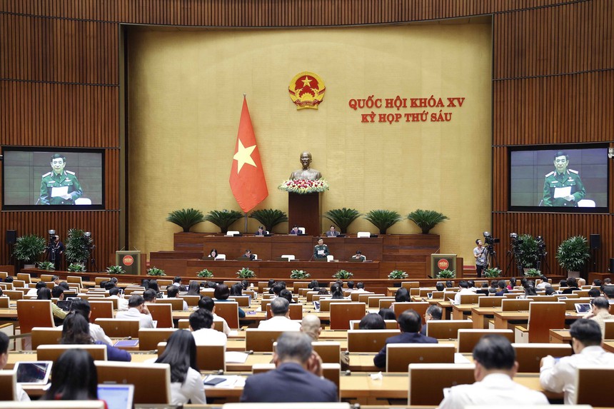 Ngày làm việc cuối cùng của Kỳ họp thứ 6, Quốc hội khóa XV - Ảnh 1. Ngày làm việc cuối cùng của Kỳ họp thứ 6, Quốc hội khóa XV - Ảnh 1.