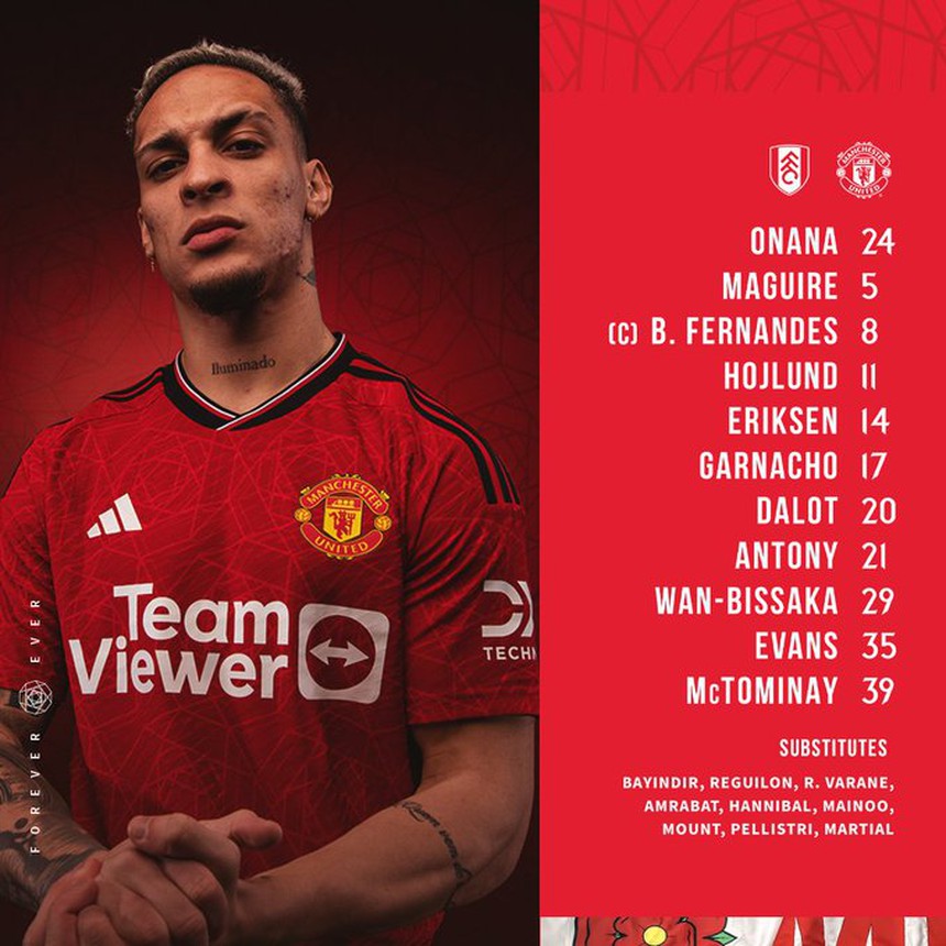 Trực tiếp bóng đá Fulham vs MU, xem K+ trực tiếp Ngoại hạng Anh vòng 11 - Ảnh 1.