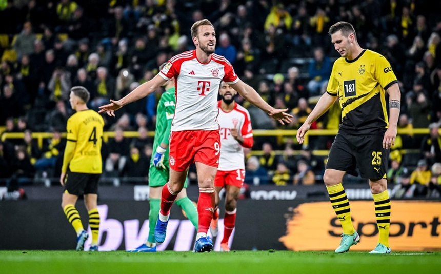 Harry Kane lập kỷ lục, Bayern Munich thắng đậm Dortmund ở Bundesliga Harry Kane lập kỷ lục, Bayern Munich thắng đậm Dortmund ở Bundesliga