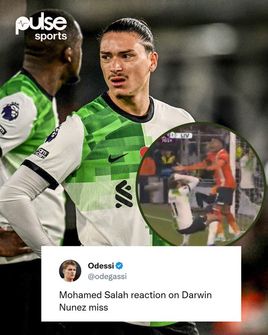 Darwin Nunez bỏ lỡ khó tin từ cự ly 3m, Salah ôm đầu bất lực, fan chán nản - Ảnh 4.