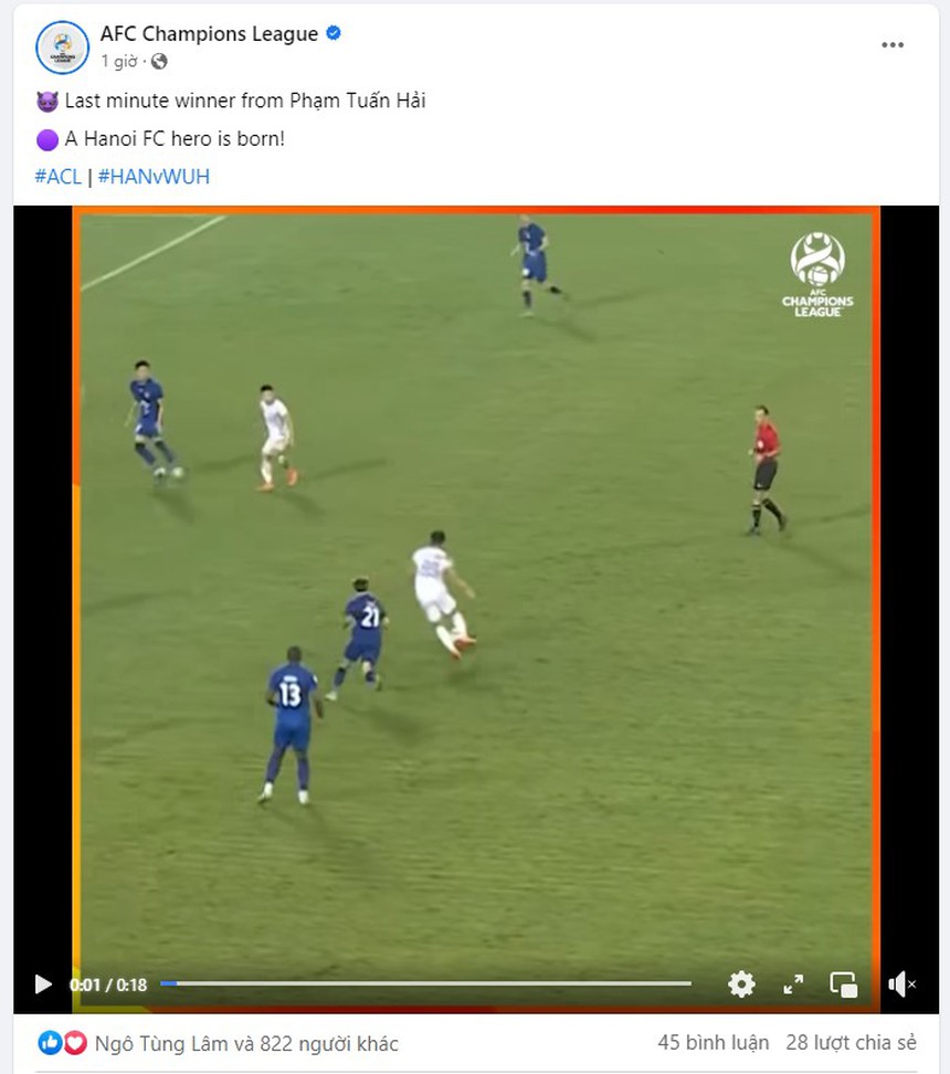 Pha ghi bàn tại Cúp C1 của tuyển thủ Việt Nam được AFC ca ngợi, HLV Troussier nhận tin vui trước vòng loại World Cup - Ảnh 2.