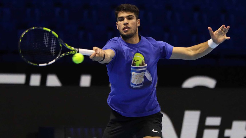 ATP Finals 2023 - Carlos Alcaraz: Cho lần đầu tiên? - Ảnh 1.